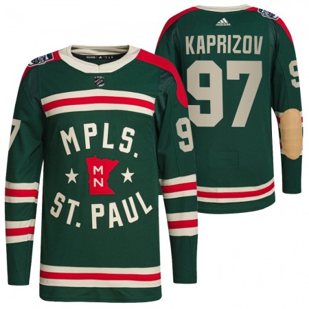 Minnesota Wild Kirill Kaprizov 97 2022 Winter Classic Authentic Shirt - Mannen